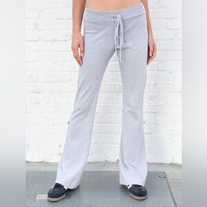 brandy melville grey flare sweatpants